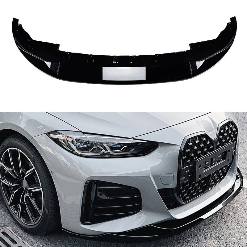 For BMW 4 Series G26 M Sport 2020-2023 Front Bumper Spoiler Lip