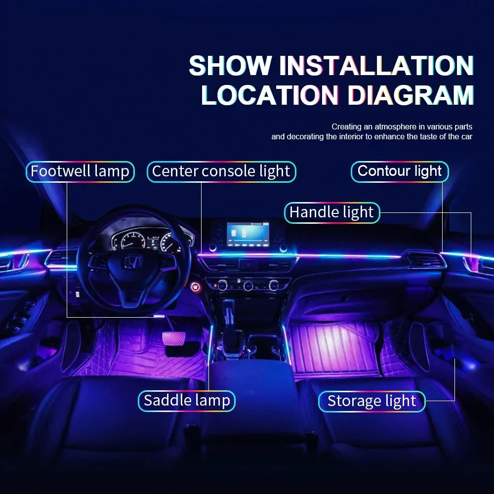 In Symphony Ambient Interior Full Color Streamer RGB Colors