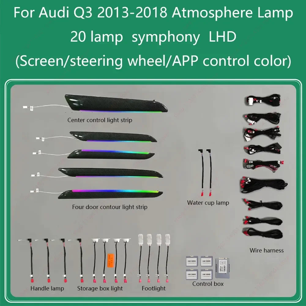 For Audi Q3 RSQ3 2013-2018 Atmospher Lhd Rhd Symphony Ambient