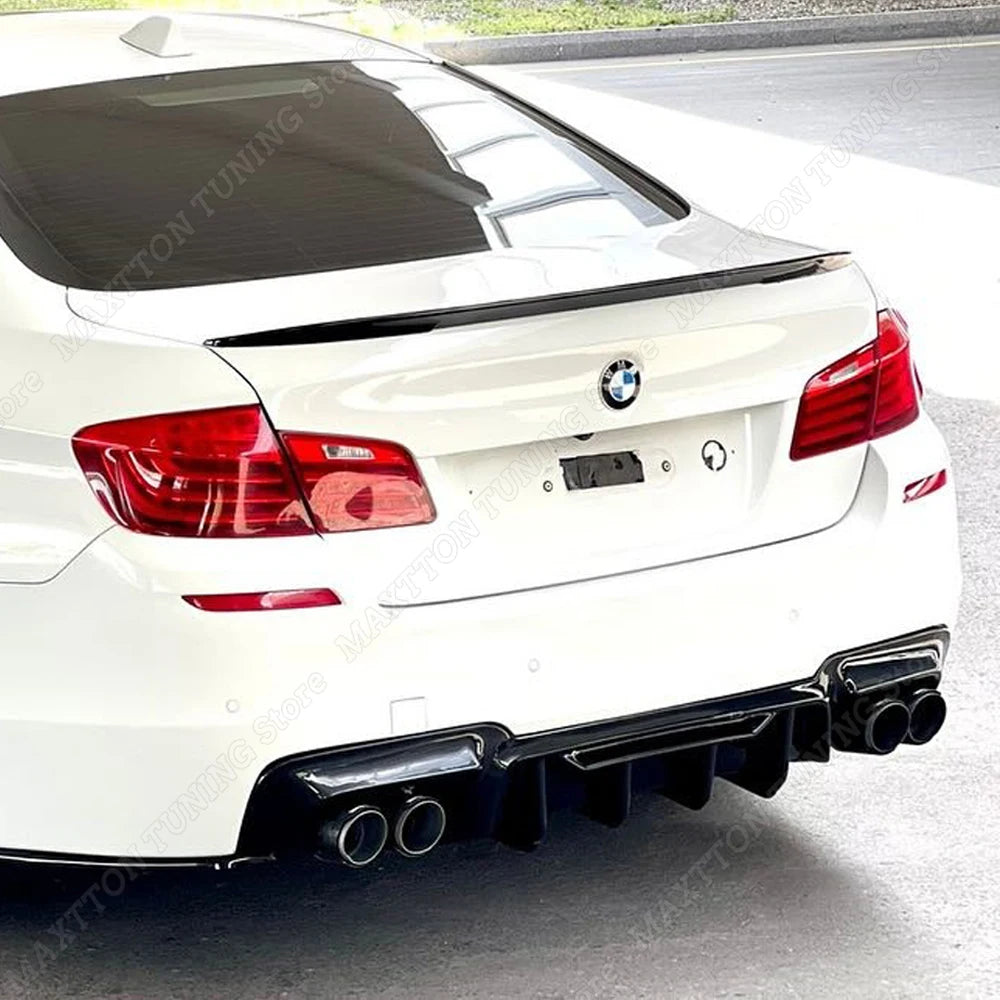 For BMW 5 Series M5 F10 Rear Bumper Diffuser Valance Spoiler Lip