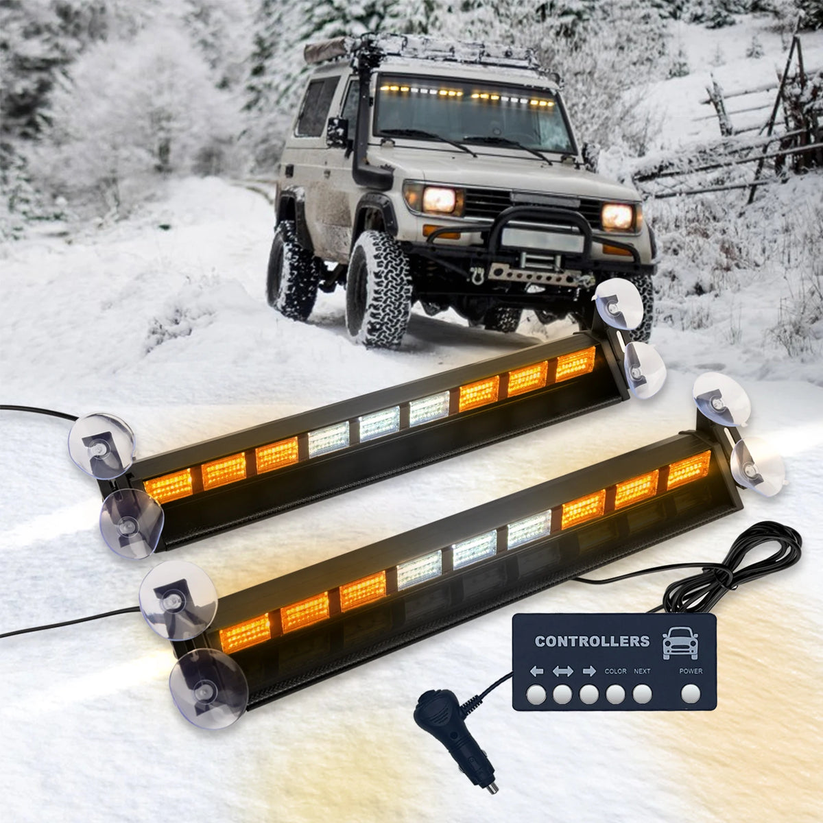 For All Vehicle Windshields 2IN1 Multifunctional Safety Warning