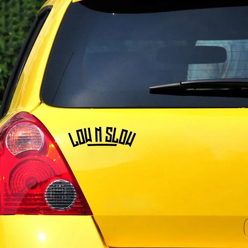 For Window Body Bumper Door Diy Low N Slow Personalized Stickers