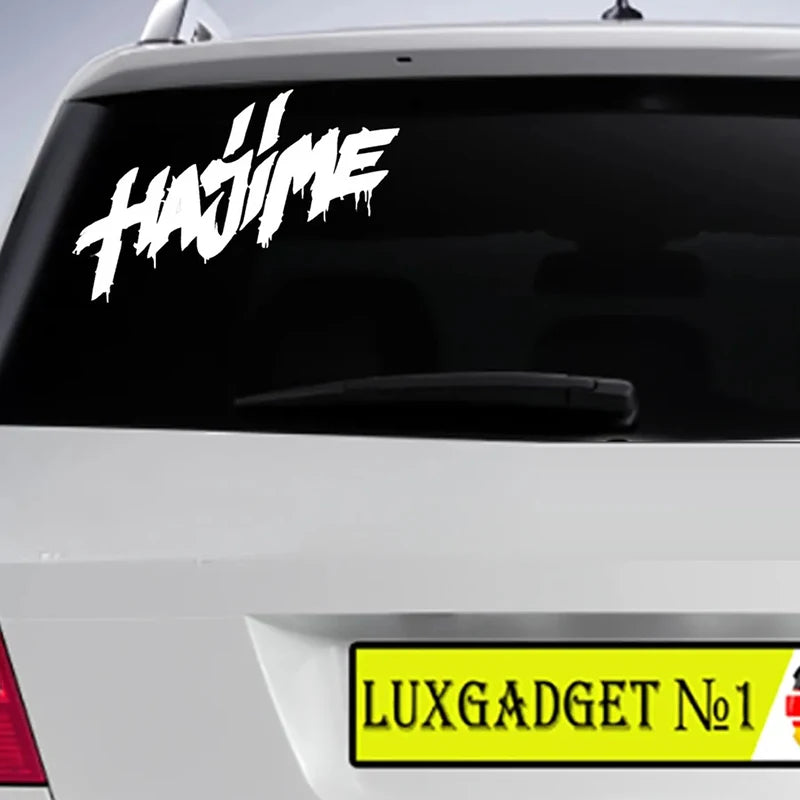 V1166 No Background Vinyl Decal Hajime Sticker Waterproof Decors