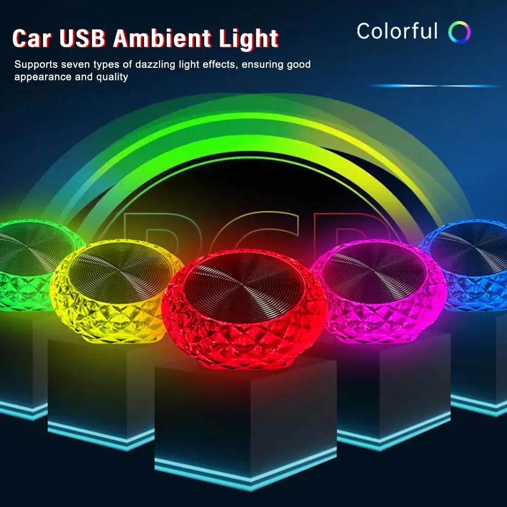 For Auto Interior Environment Light Computer USB Ambient MINI