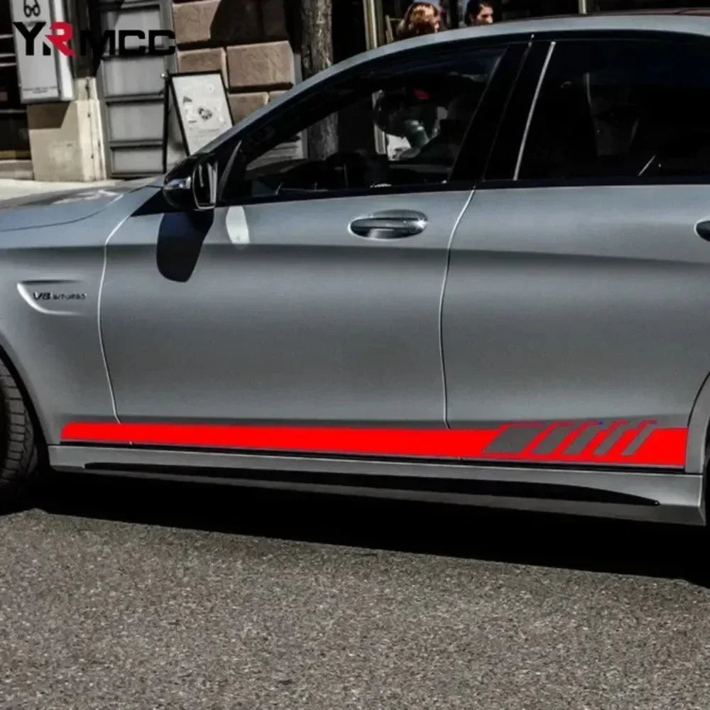For Accessories Side Stickers Racing Stripes Race Door Decals