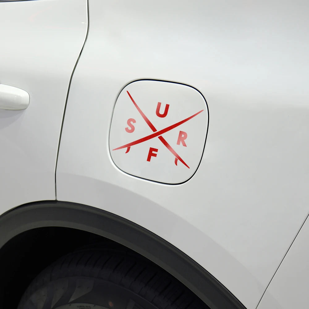 Surf Sticker Reflective Decals Waterproof Vinyl Window Bumper