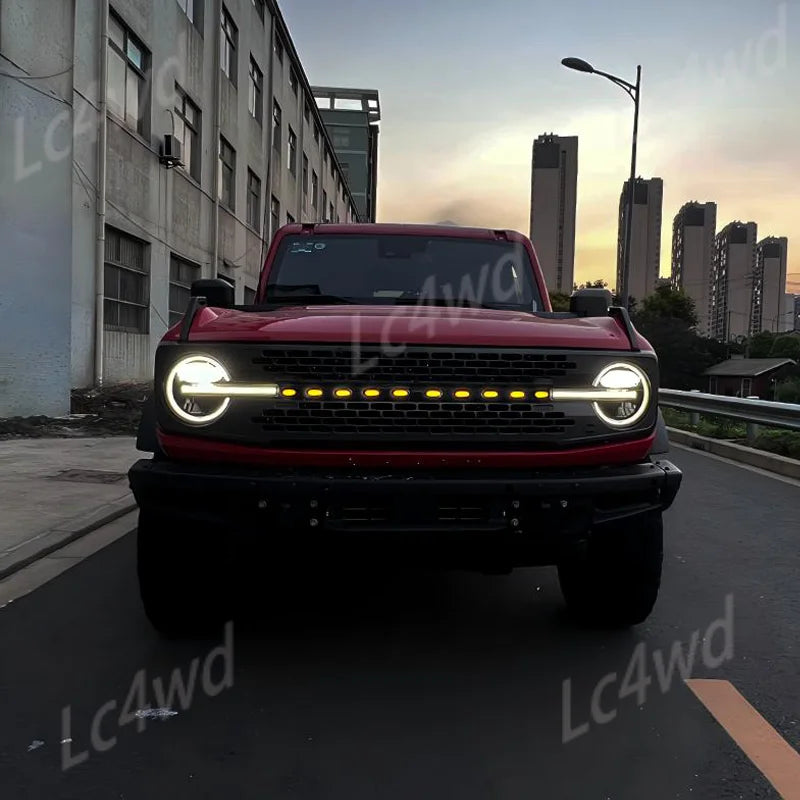 For Bronco 2021-2026 Exclude Sport lc4wd 4X4 Exterior Grille