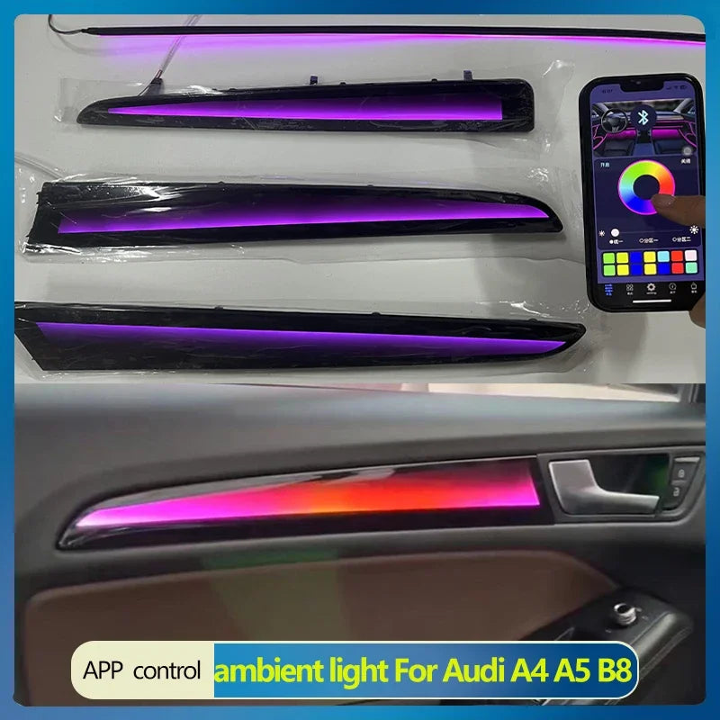 For Audi Q5 2010-2017 Dynamic Lighting Lnner Ambient Touch