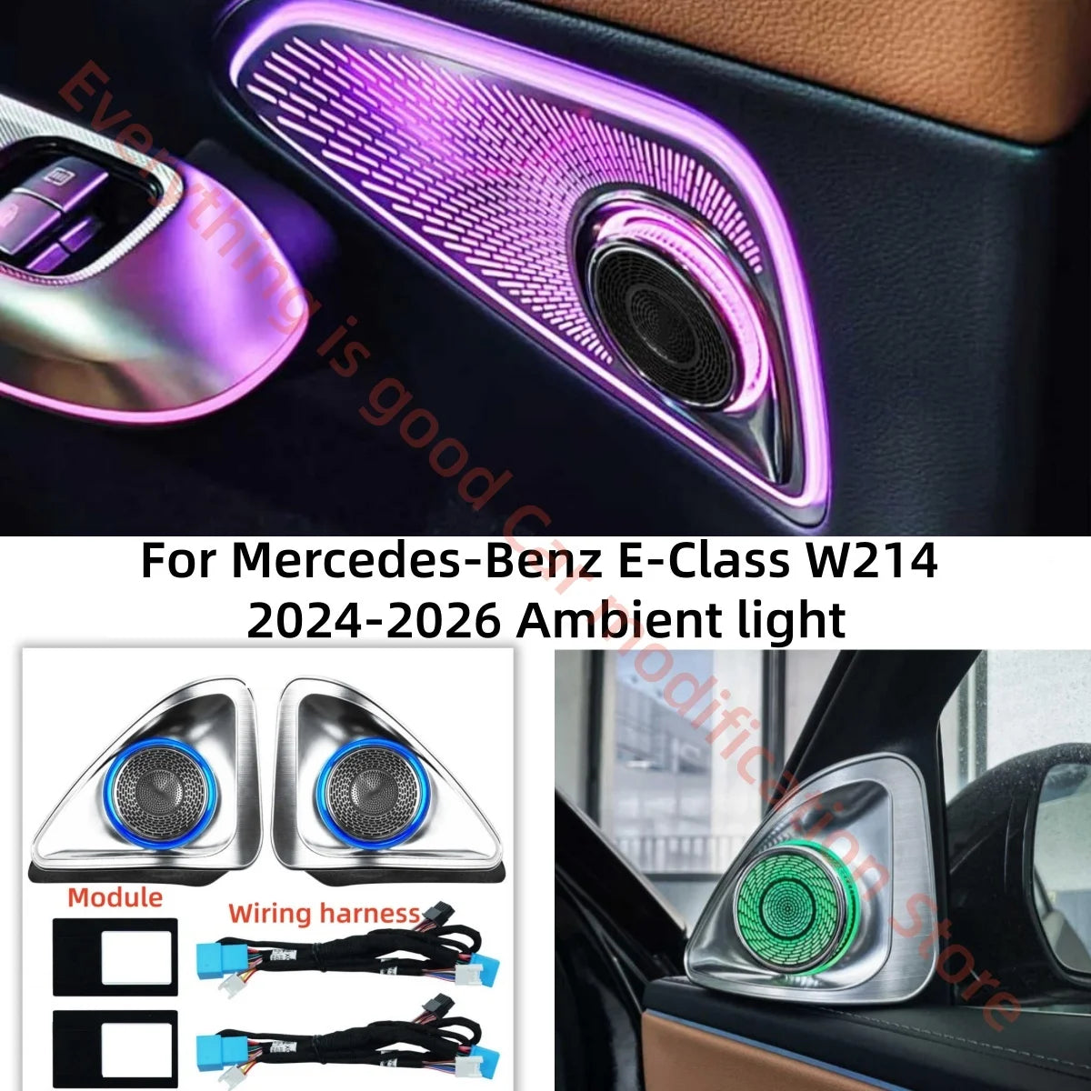 For Mercedes-Benz E-Class W214 Ambient Interior Lighting Upgrade