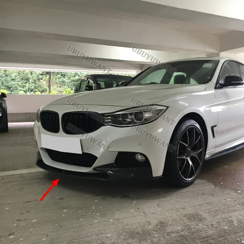 For BMW 3 Series Gt F34 2013 2019 Front Bumper Lip Spoiler