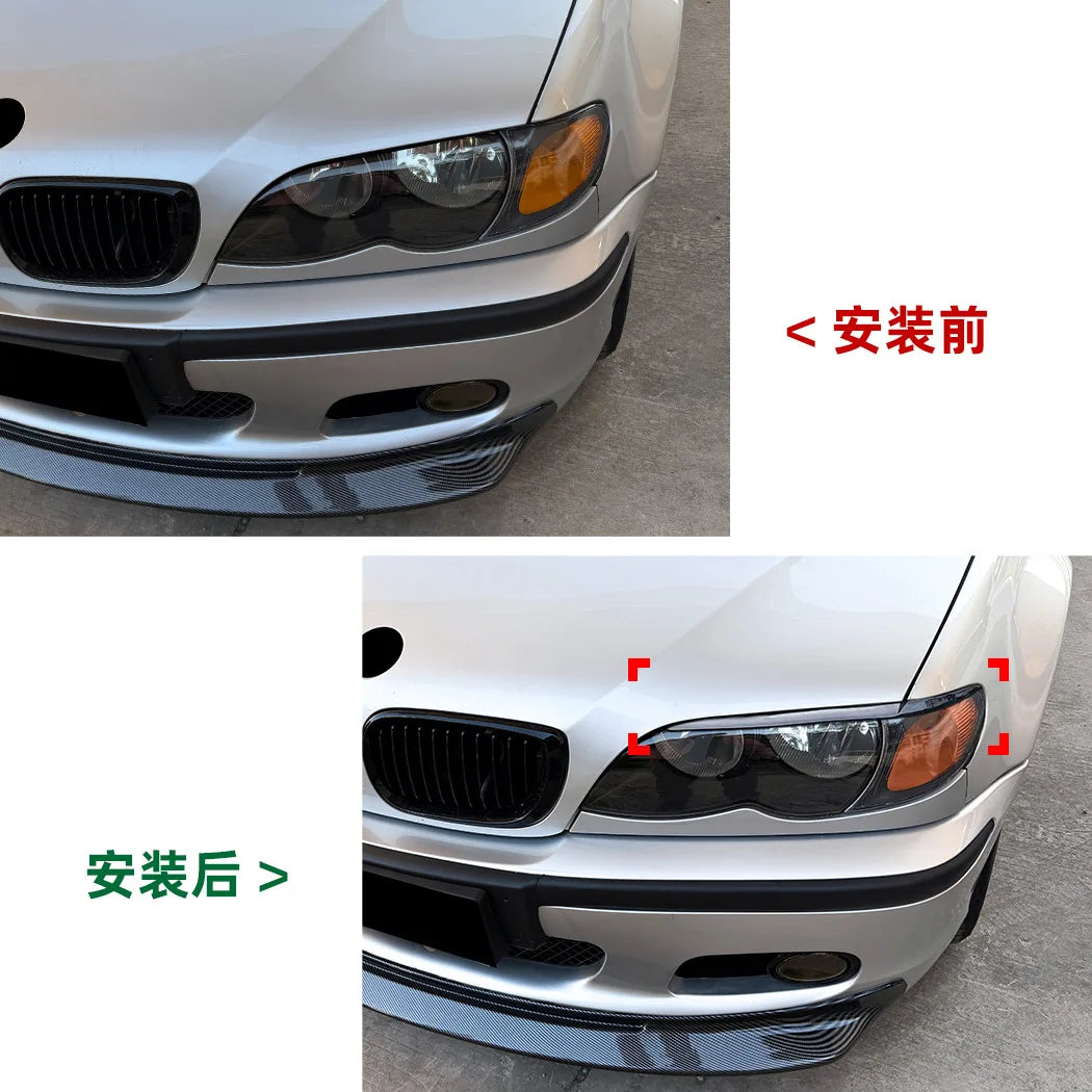 For BMW 3 Series E46 M 1998 2004 Sport M3 Front Headlight Eyelid