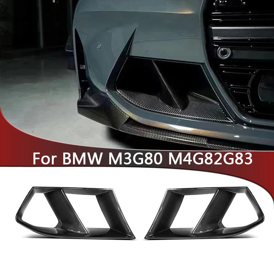 For BMW M3 G80 M4 G82 G83 Series Front Bumper Vent Carbon Fiber