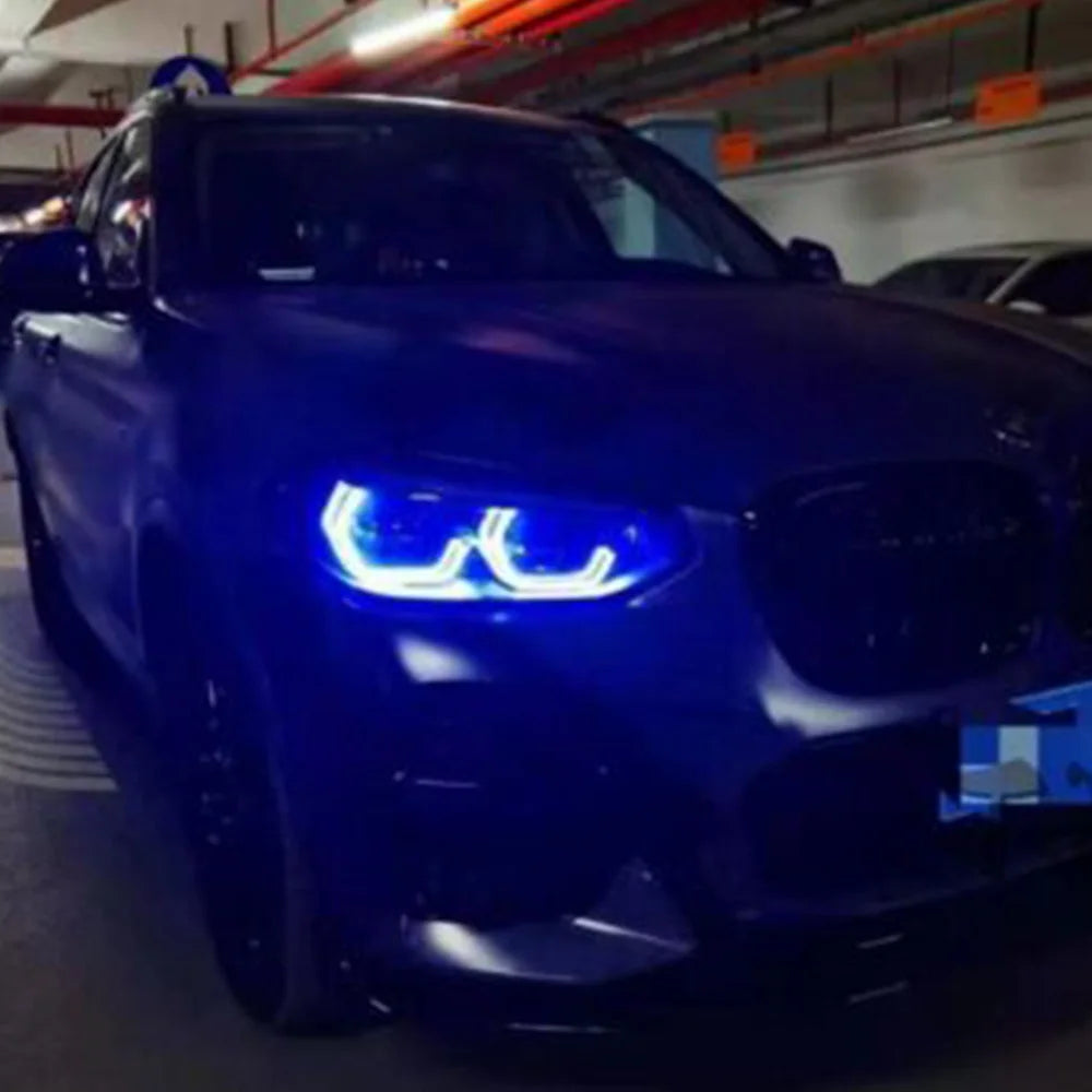 For BMW X3 X3M F97 G01 Lemon Yellow Drl Module Angel Eyes X4 X4M