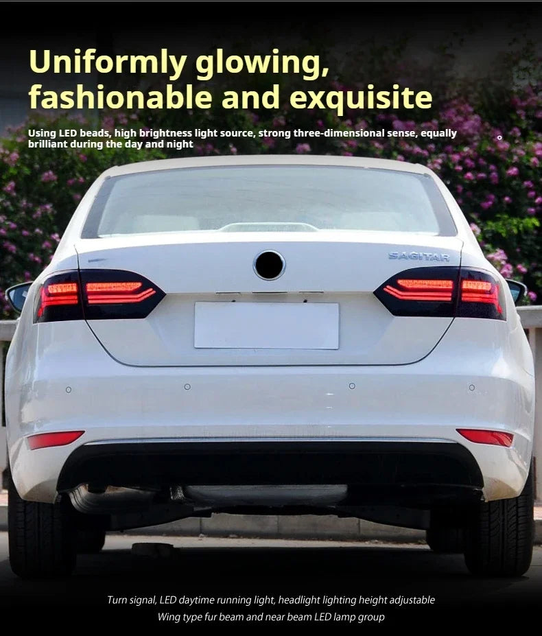 For VW Jetta MK6 Sagitar Taillights Ft 2012-2014 Tail Dynamic