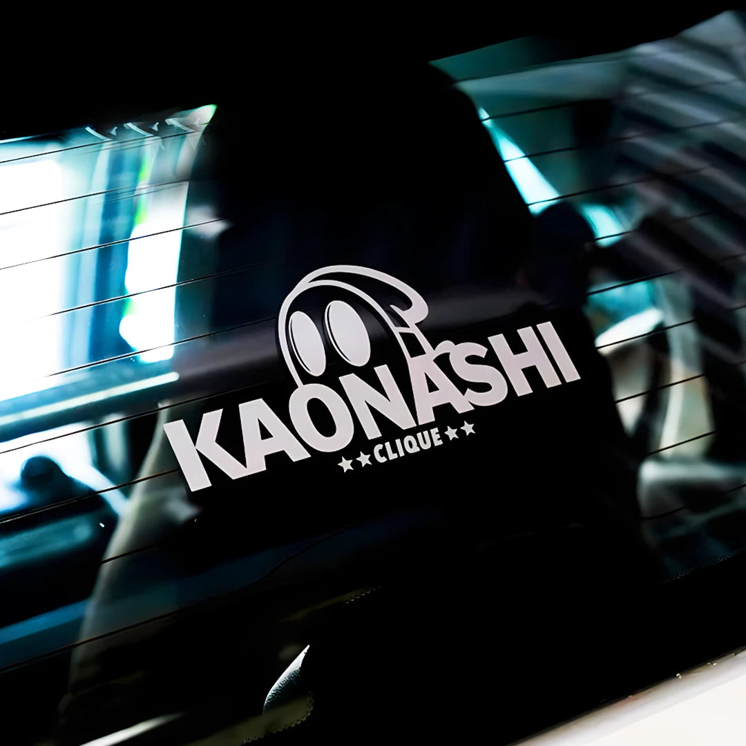 Kaonashi Jdm Electric Motorcycle Sticker Front Guard Rear Window