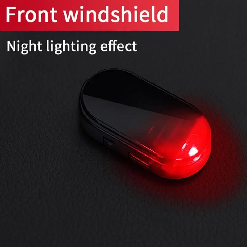 Solar Powered Fake Security Blue Red Flashing Simulated Dummys