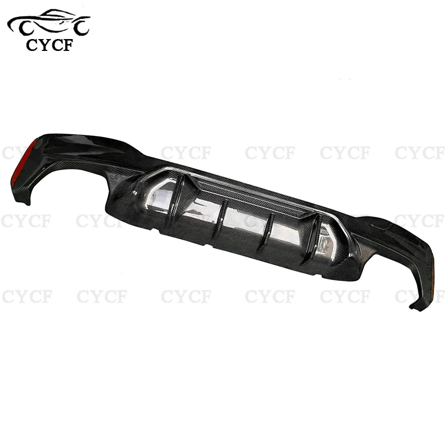For BMW 5 Series M5 F90 G30 G38 Carbon Fiber Rear Bumper Lip
