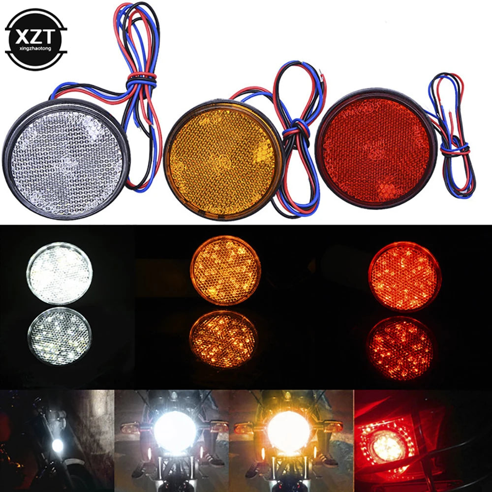 24 Motorcycle Brake Warning Reflective Stop 12V 24V Truck
