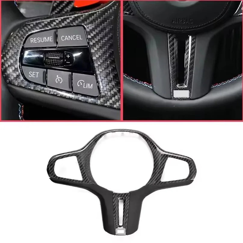 For BMW Steering Wheel Modification 5 Series Carbon Fiber Color