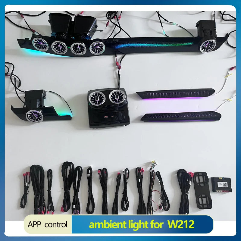For Mercedes-Benz W212 2010-2015 Ambient Interior Atmosphere