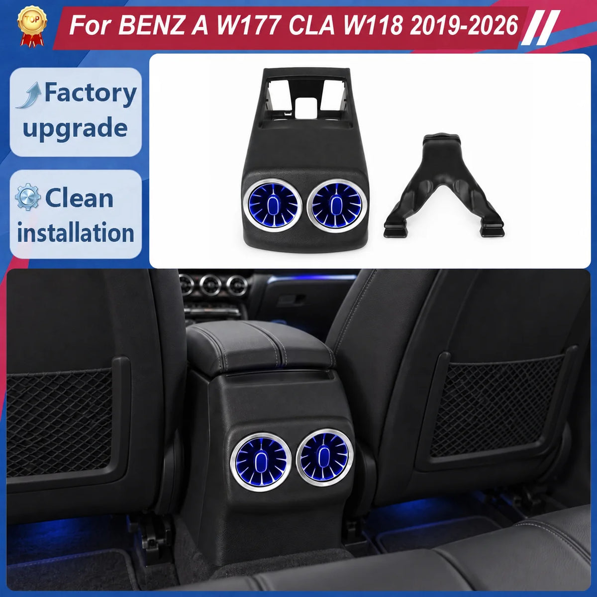 For Mercedes-Benz A-Class W177 Cla W118 Rear Turbine Air
