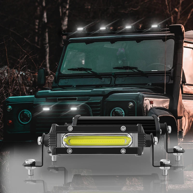 For 4X4 Offroad Light Bar Single Row White Spot 3inch 9W Work