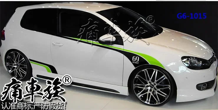 For VW Golf 6 Golf7 Exterior Stickers Body Modification Racing