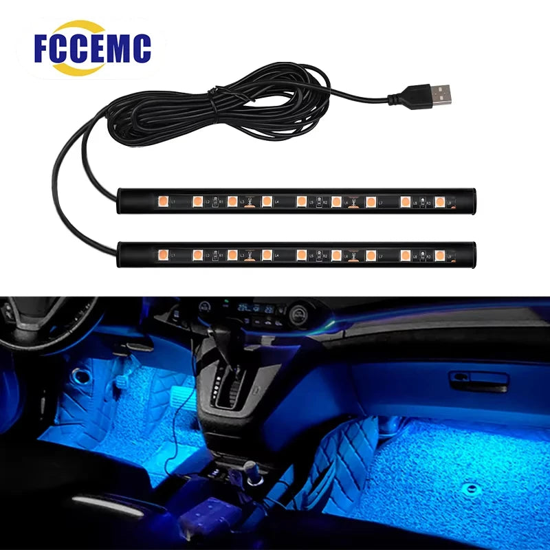 5V Interior Ambient Footlight USB Backlight Lighting Atmosphere