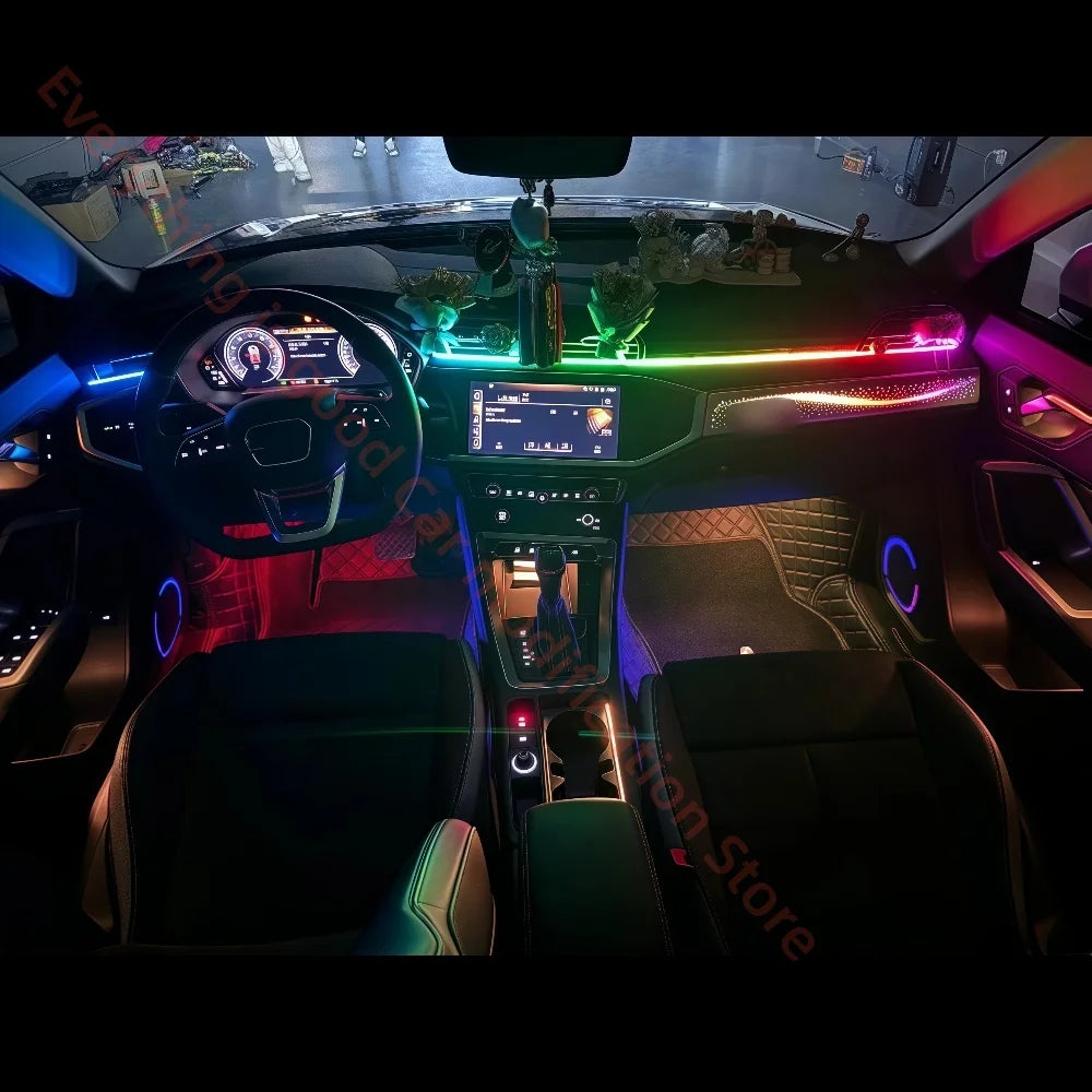 For Audi Q3 Q3L 2019+ LED Ambient Atmosphere Interior Lighting
