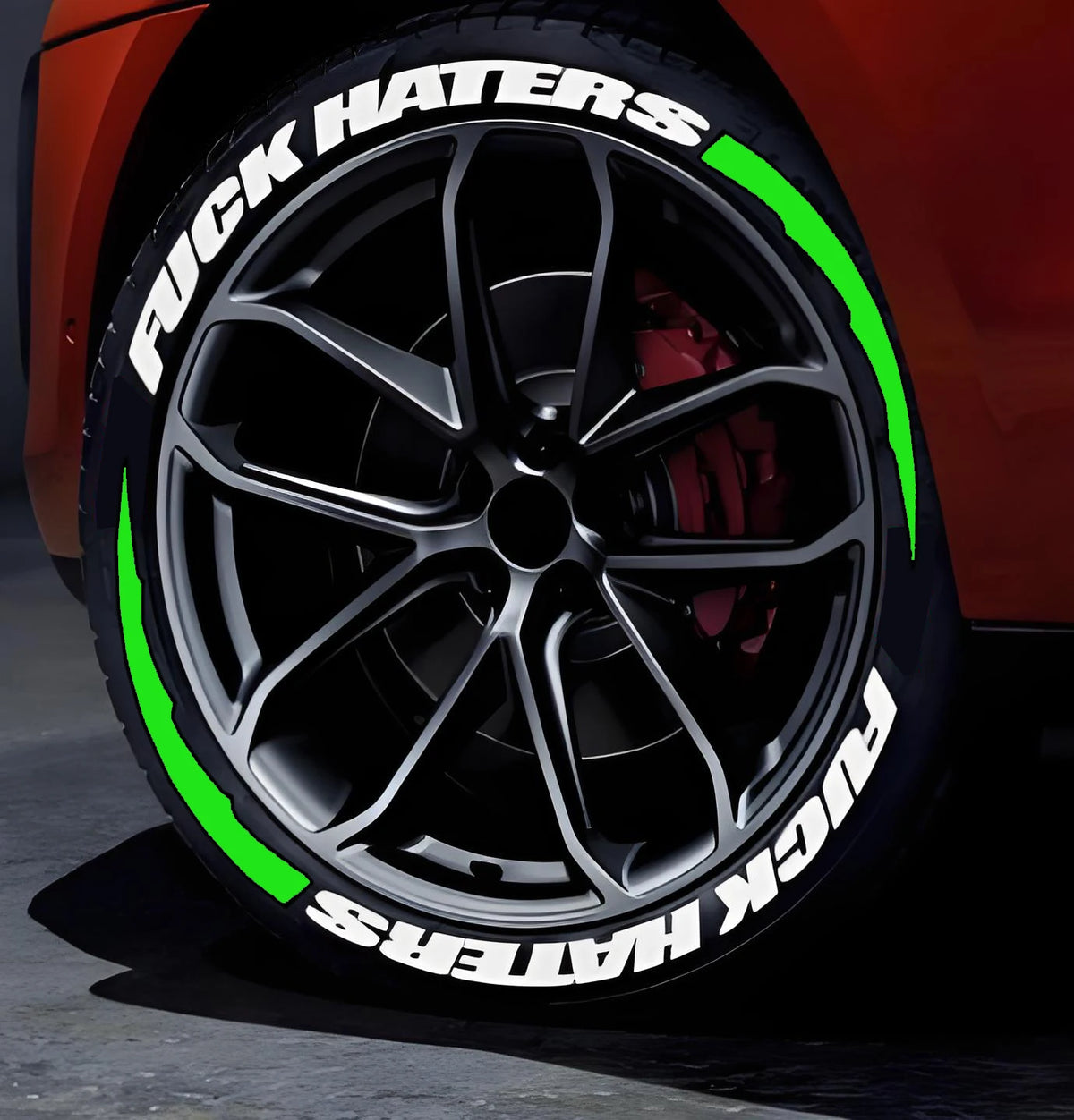 For Use On four-wheel Vehicles Or Fuckhaters Tire Stickers Wolf