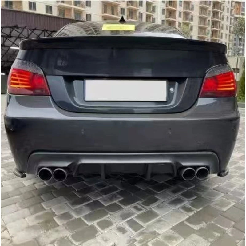 For BMW 5 Series E60 2002-2010 Rear Diffuser Dual Outlet No