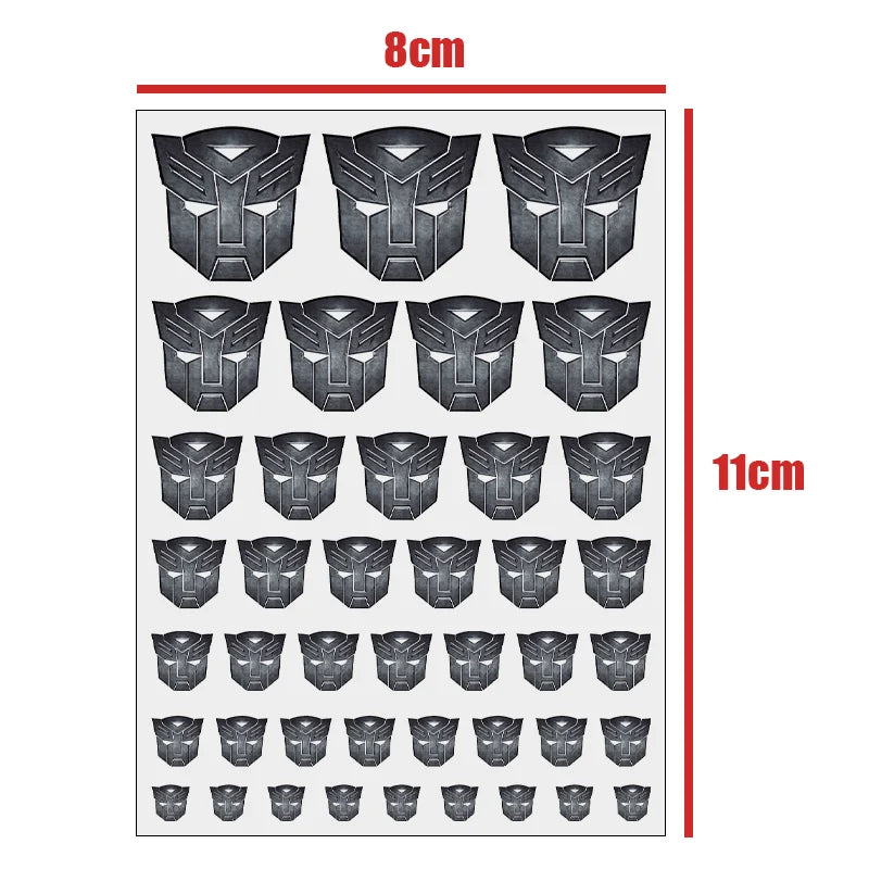 For Custom Diy Scene Accessories Decoration Transformers Uv Dtf