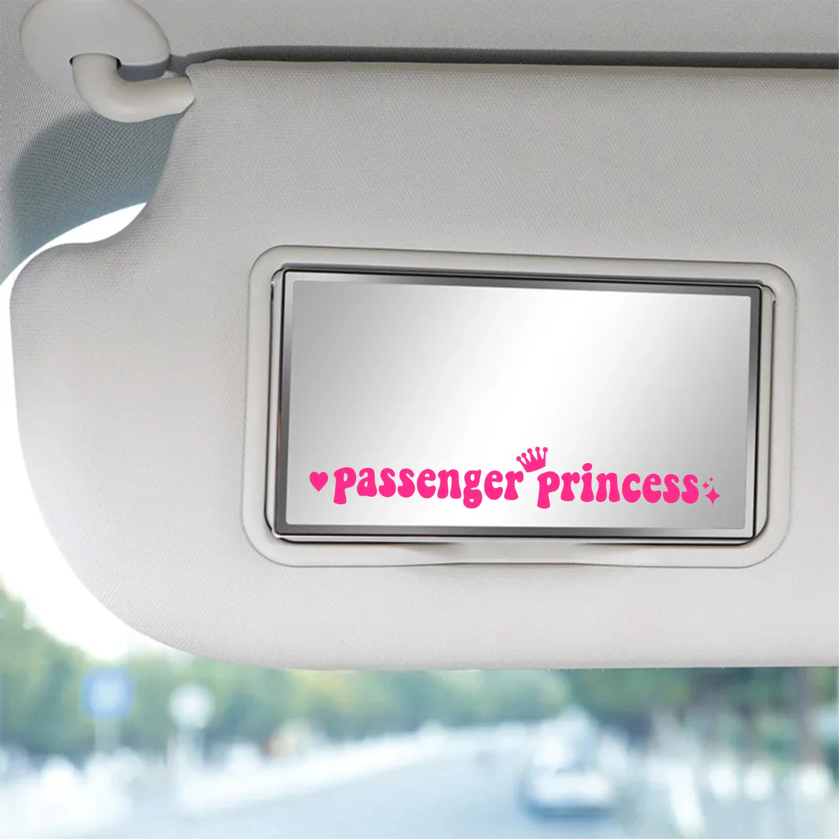 Sticker Passenger Princess Funny Creative Stickers Rearview