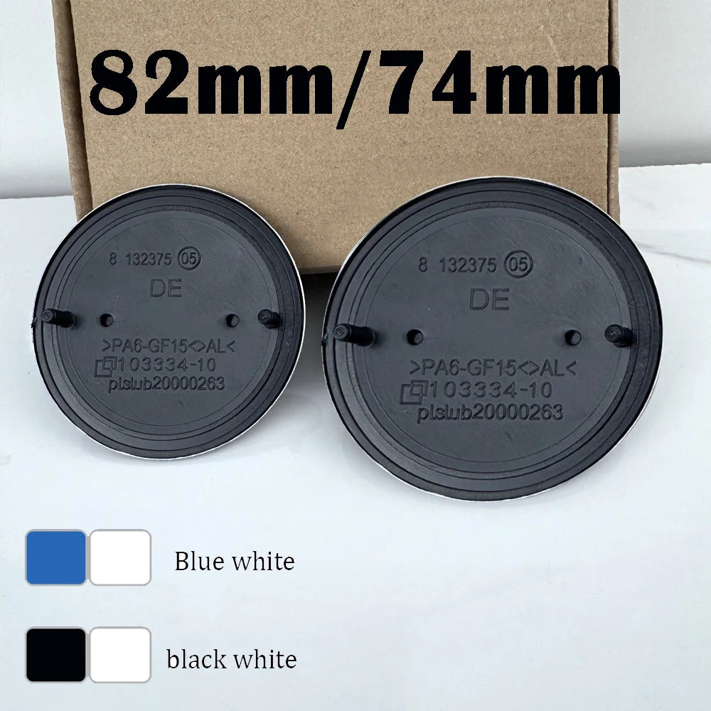 For E46 E39 E38 E90 E60 2PCS 82MM 74MM Z3 Z4 M3 M5 M6 X3