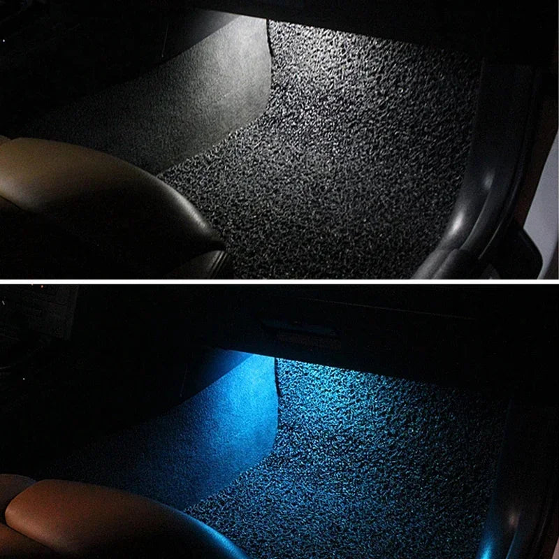 For BMW F10 F11 F20 F22 A Pair Two Color Footwell Ambient F25
