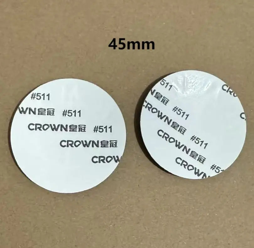 10X 45MM Blue White Full Black 50TH Anniversary Badge
