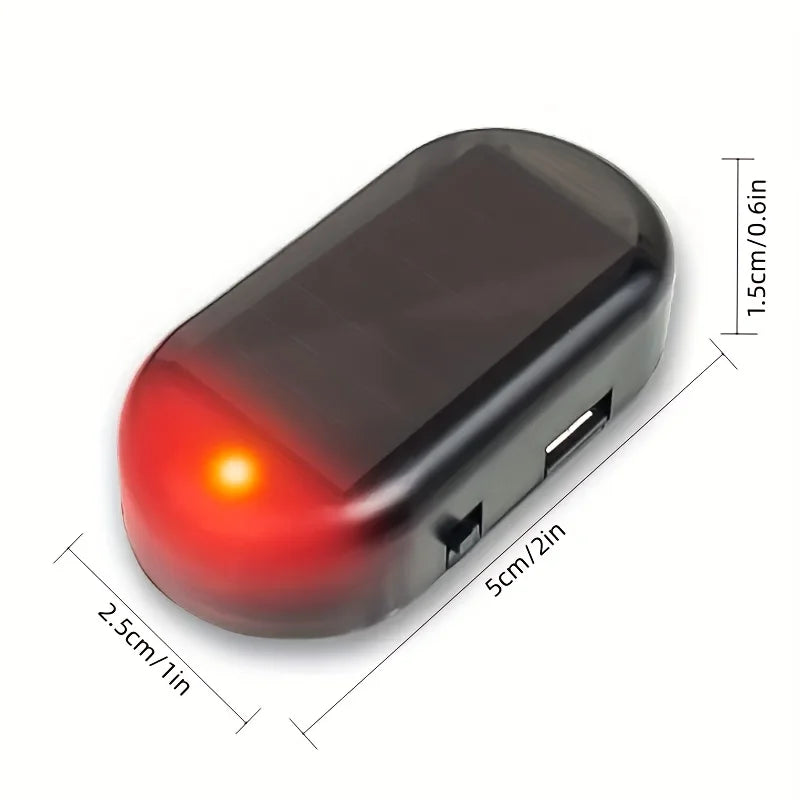 5PCS Fake Security Solar Powered Simulated Dummy Alarm Wireless