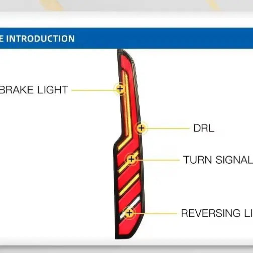 For Ford Transit 2016-2022 Rear Lamp Yu Guang Taillight Reverse