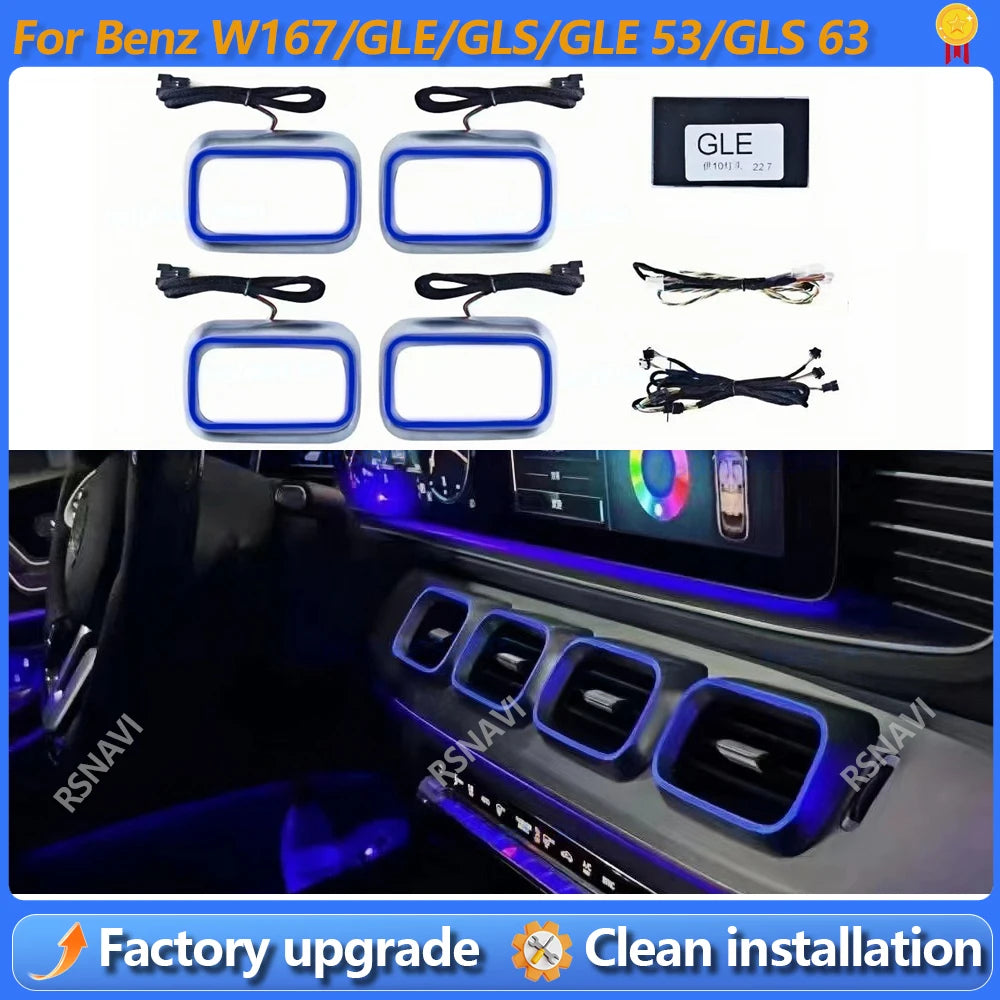 For Mercedes Benz W167 Gle Gls Colour Vents Ambient gle53 gls63