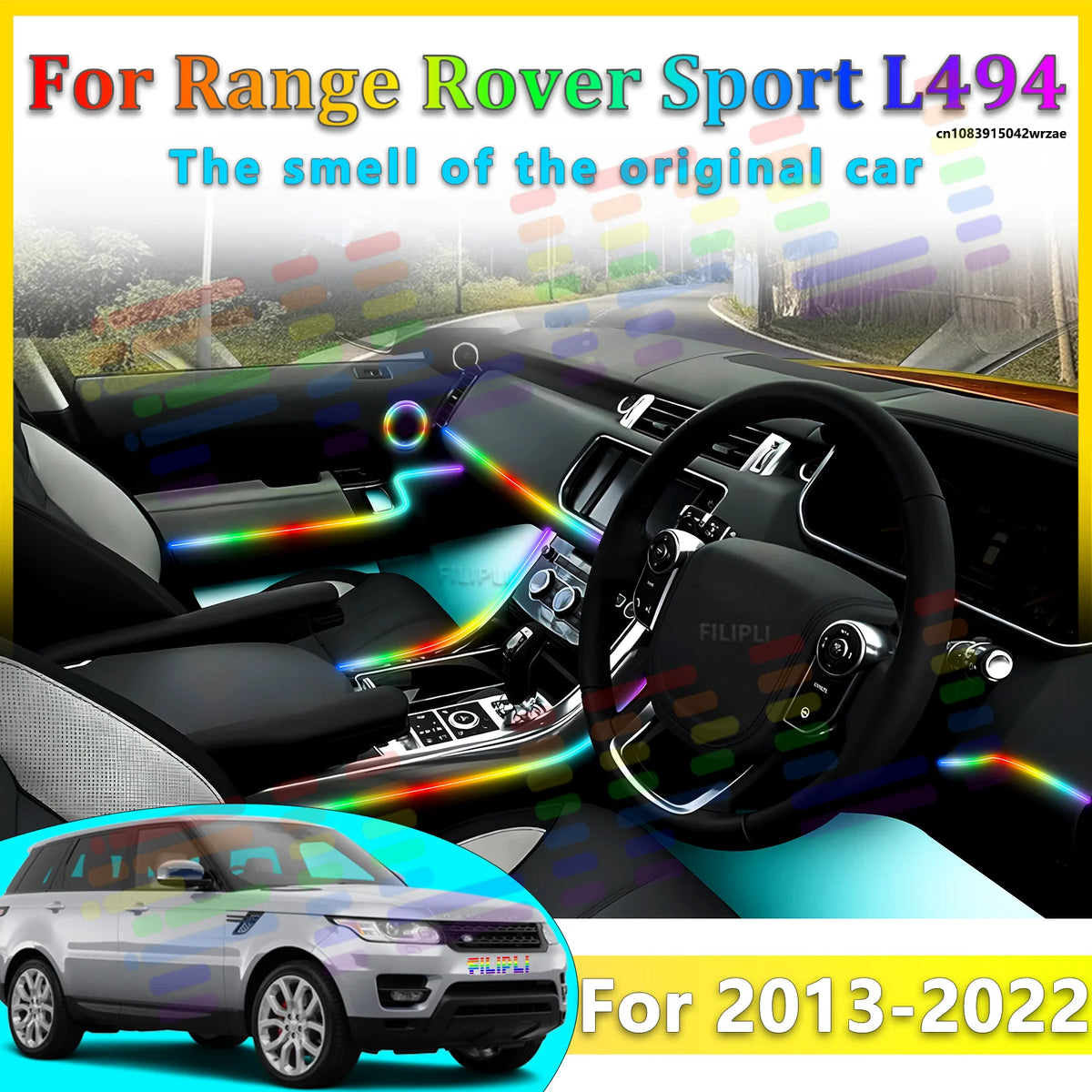 For Range Rover Sport L494 Ambient Lamps Colorful Atmosphere