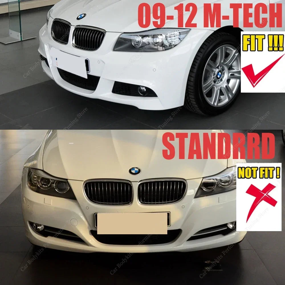 For BMW E90 E91 M-Tech Lci Front Bumper Splitter Lip Series 325I