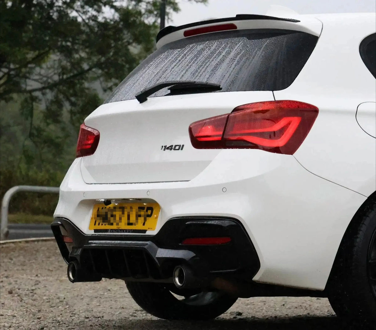 For BMW 1 Series F20 F21 Rear Bumper Diffuser Lip 114D 116D 118I