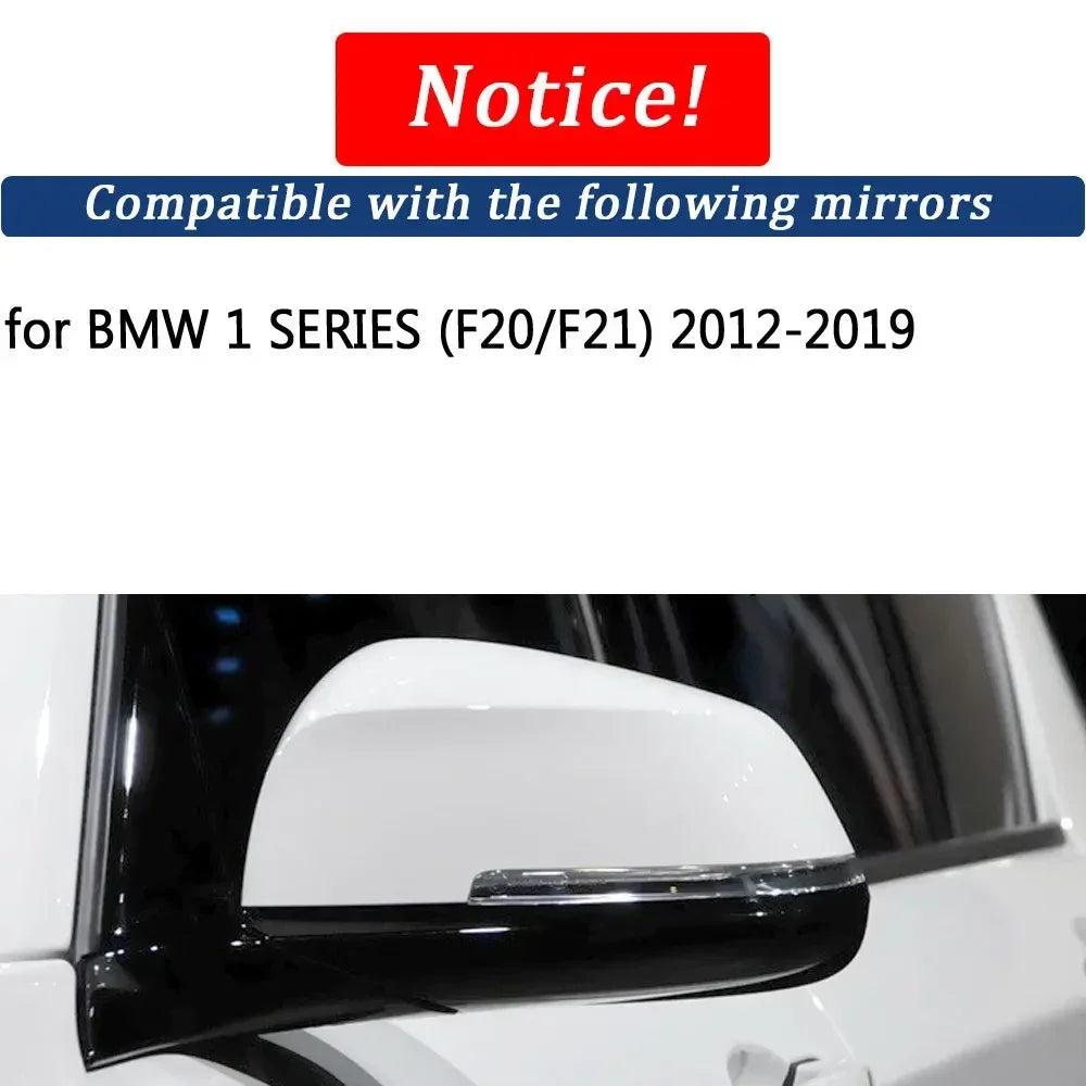 For BMW 1 Series F20 F21 Rearview Mirror Cover 2012-2019 Real