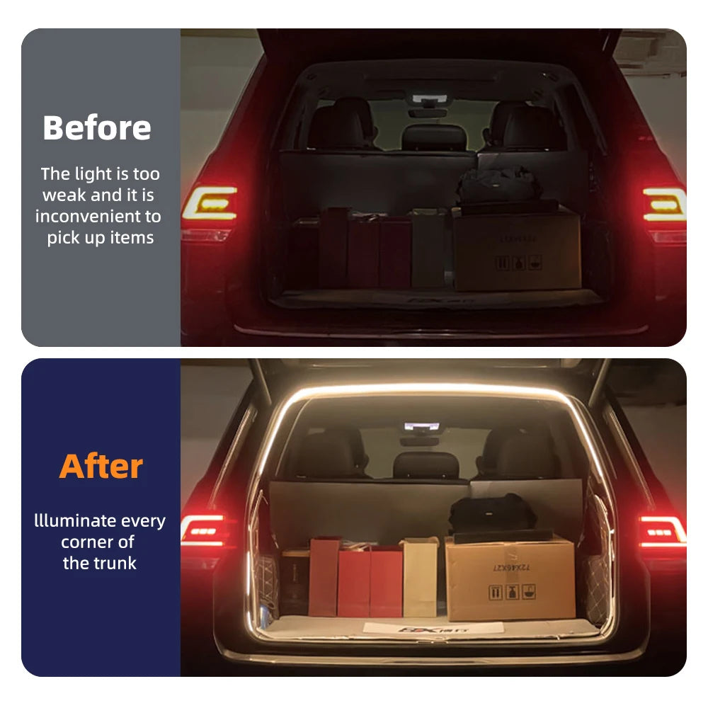 For Audi Q2 Q3 Q4 Q5 Flexible Silicone Trunk non-destructive