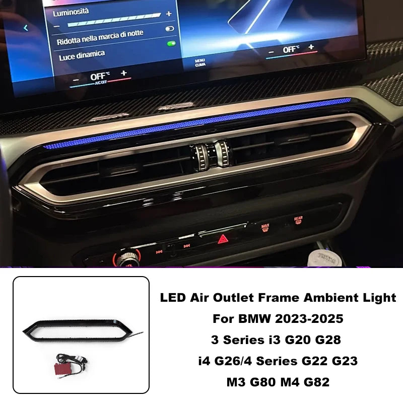 For BMW 3 Series I3 G20 Color Vent G80 G82 M3 M4 2023-2025