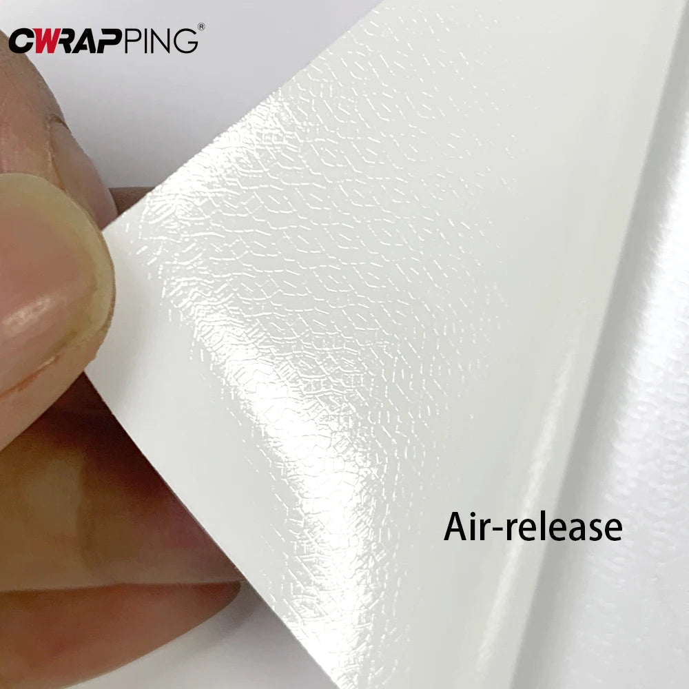 For Motorcycle Matte White Stickes Body Vinyl Film Waterproof
