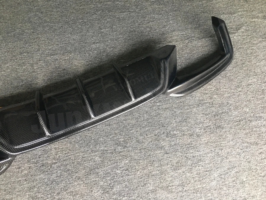 For BMW 6 Series F06 F12 Carbon Fiber Rear Diffuser Fit F13 640I