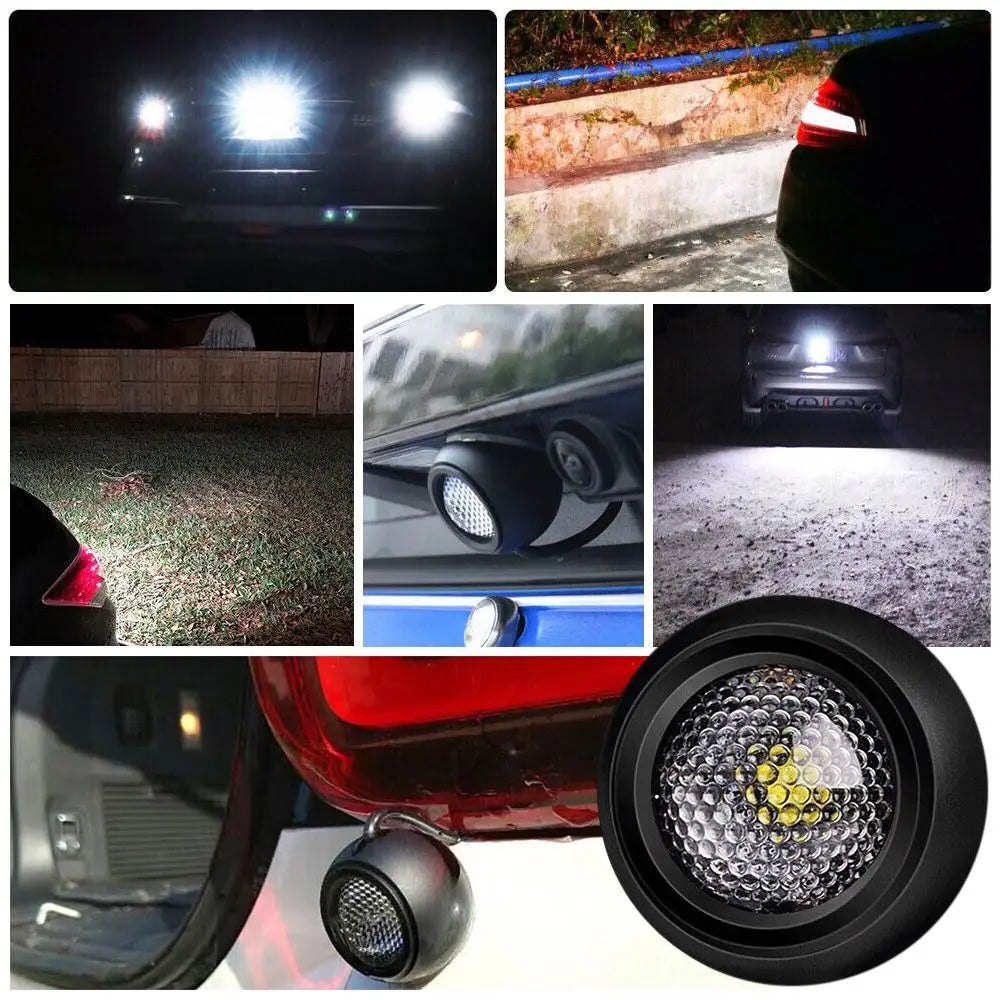 Super Bright Reverse White Parking Stop Brake Rear Tail