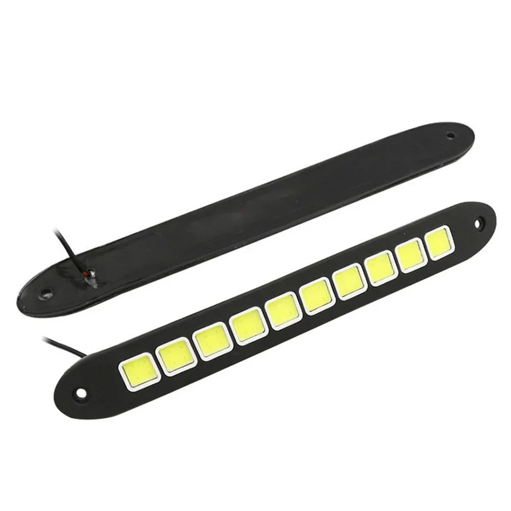 2PCS Daytime Running Drl Waterproof Flexible Silicone Cob