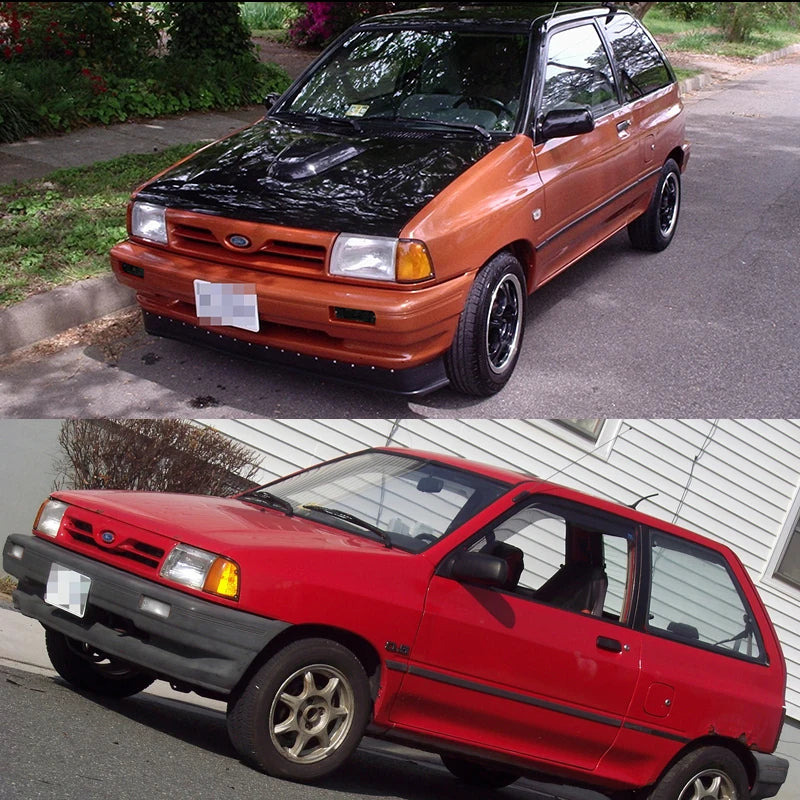 For Ford Festiva Mazda 323 626 2PCS Front Bumper Amber Lens Turn